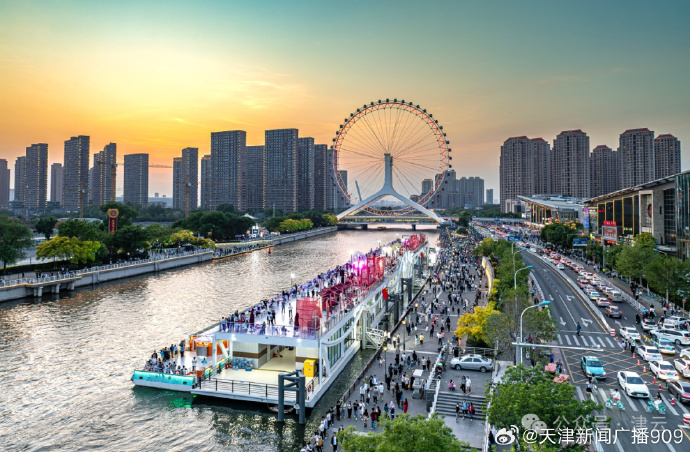 天津印象，津门风光与美食之旅🌆🍢